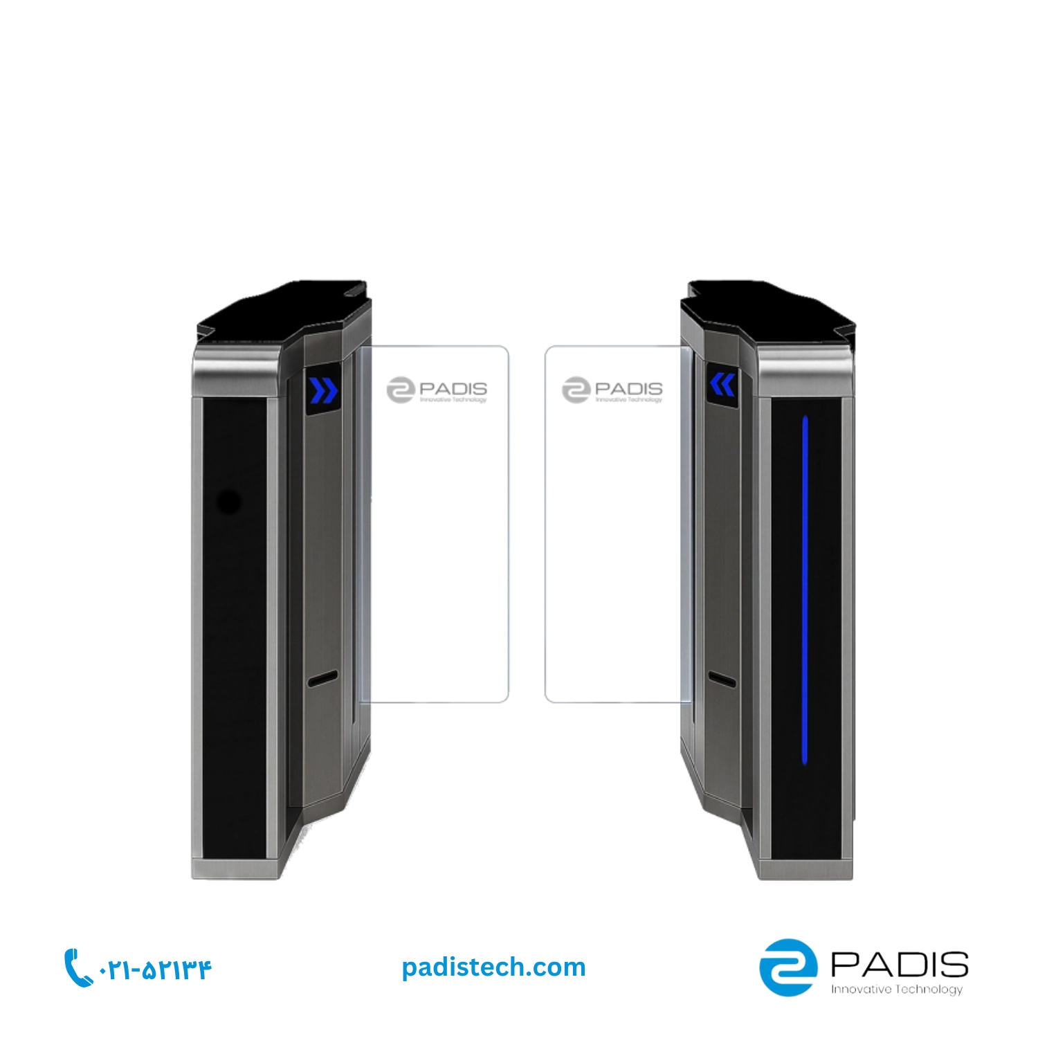 گیت شیشهای (Sliding) مدل PS-2400 Pro Smartمحصول شرکت پادیس